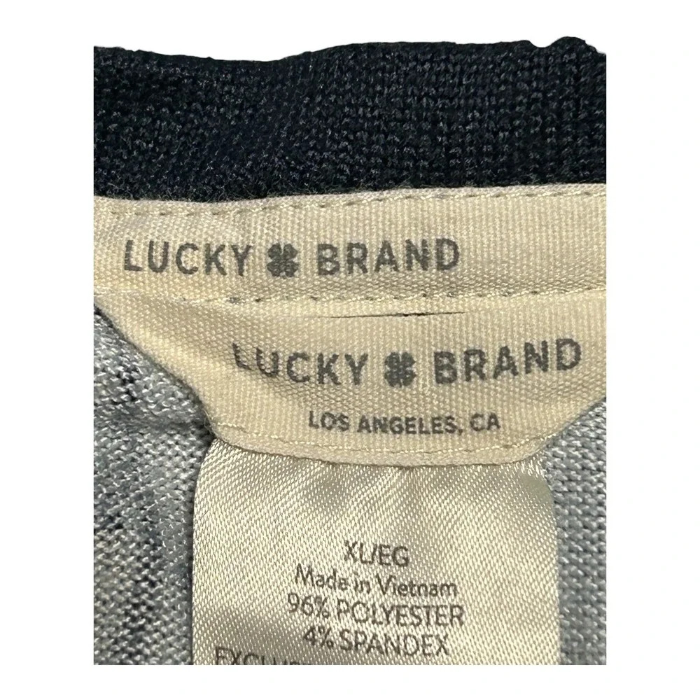 Lucky Brand Women's Floral Pajamas Sleepwear XL Blue Stretch Pockets Soft Cozy